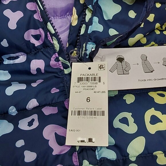 'EPIC THREADS' POSYI 'PACKABLE PALS' WATER-RESISTANT PUFFER STYLE HOODED COAT - Picture 8 of 15